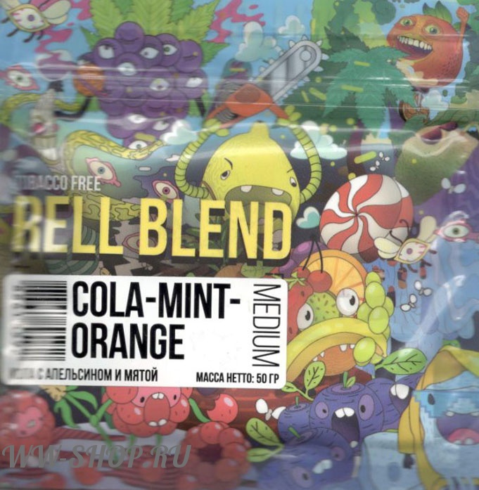 табак rell blend- кола-мята-апельсин (cola-mint-orange) Нижний Тагил