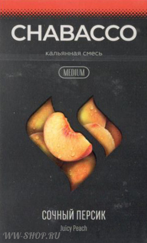 табак chabacco medium - сочный персик (juicy peach) Нижний Тагил